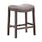 Alaterre Furniture Williston Counter Height Stool, Dark Brown, 2PK ANWL05FDCR2 - alternate 1